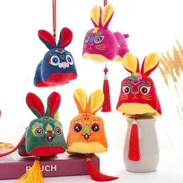 Mascot Plush Animal Toy Plush Doll Stuffed Plushs Dolls Wufu Rabbit Christmas Gift Home Decoration UPS
