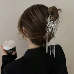 Haarklammern Barrettes Quasten Butterfly Grab Clip Haarnadel Damen Sommer großer Metallhai Clip Fashion Hair Accessoires
