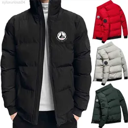 Designers Hoodie Men's Winter Jacket Warm Cotton Jackets Jott Printed Zipper Stand Collar Male Coats Outdoor All-match Windproof Windbreaker