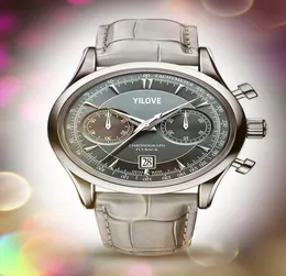 Beliebte Crime Herrenuhren, 41 mm, automatisches Quarzwerk, hochwertige Stundenzeigeranzeige, Ledergürtel, luxuriöse, beliebte klassische Armbanduhr, Reloj de Lujo