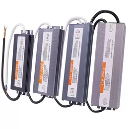 محولات الإضاءة LED إمدادات الطاقة المضادة للماء AC 110V 220V إلى DC 12V 24V Switch Transformer محول 60W 100W 150W 200W 300W 400W 500W LED