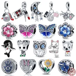 Charm-Perlen aus 925er-Silber, baumelnde Tiere, Heißluftballons, Perlen für Pandora-Charm-Armbänder, DIY-Schmuckzubehör