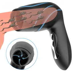 Articoli di bellezza Pompino Succhiare la fica Masturbatore maschile Coppa Vibratore Ritardo del pene Allenatore Orale automatico Climax Giocattoli sexy per uomini Stimolatore del glande