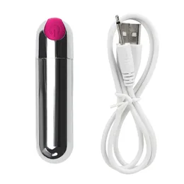 لعبة الجنس مدلك USB شحن 10 سرعات صغيرة الرصاصة دسار الهزاز المهبل مهبل مركبة الشرج للإناث ألعاب الجنس البالغة البظر المحفز