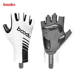 Boodun Summer Cycling Gloves Half Finger MTB Road Bike Racing Gloves удлиняют дышащие велосипедные перчатки гунты Ciclismo B1