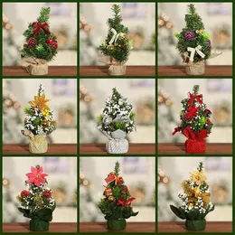 Christmas Decorations 2022 S Mini Artificial Tree Xmas For Home Gift Deskpot Miniature Ornaments Navidad