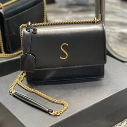 7a Nowa najlepsza designerska torba damska Crossbody Crossbody Wzór wykałaczkowy Wzór SunsetsheulShury Luksusowy klasyczny moda oryginalna hurtowa pudełko prezentowe 422906