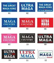 Rendi American Great Again Flags 2024 US Trump Election Flags Ultra Maga Campagna Banner di poliestere stampato digitale