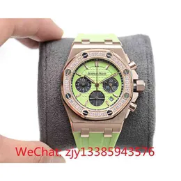 Relógio mecânico masculino de luxo um pigue t roya1 0ak offshore importado movimento vk luminoso 37mm senhoras suíço es marca relógio de pulso