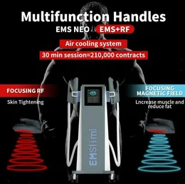 Новое прибытие Emslim RF -машина формирует мышечный стимулятор EMS Электромагнитный высокоинтенсивный корпус и ручки.