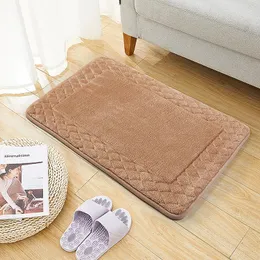 Dywany dywaniki do łazienki bez poślizgu 100%miękkie maty z wytłoczonymi maty zmywalne podłoga nowoczesna sypialnia kuchnia