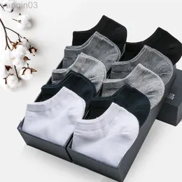 Athletic Socks 10 Pairs Zomer Ademende Dunne Korte Sokken 100% Katoen Deodorant Mannen Hoge Kwaliteit Sport No Show Zwarte Enkel Sokken voor Man L220905