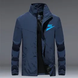 Autumn Fashion Brand Black Grey Jackets Men's Casual Letter Print Slim Fit Bomber Jacket Men's Sport Coat Plus Size S-4XL