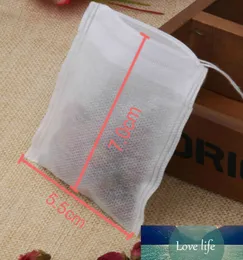 Packing Bag Non-Woven Paper Empty Draw String Teabags Heat Seal Filter Herb Loose Tea Bag Pouch