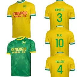 22-23 Jerseys de futebol Nantes personalizados lojas on-line personalizadas yakuda esportes desdshipp aceito design seu pr￳prio blas 10 wear