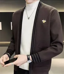 メンズパーカースウェットシャツセーターデザイナービービー刺繍メンズセーターカーディガンブランド韓国カジュアルコートエレガント2022秋の男性