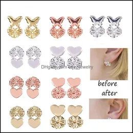 Charm Four-Leaf Clover Earrings Aid Europe And America Simple Fashion Ear Hole Buckle Lifter New Drop Delivery 2021 Jewel Dhseller2010 Dhruw