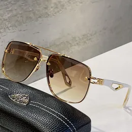 Sonnenbrille Luxus Sonnenbrille das King II Top Original für Männer berühmte modische klassische Retro Brand Brille Modedesign Frauen Ga2i