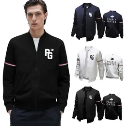 Maglioni da uomo Pearly Gates Mens Bomber Giubbotti Stampa Casual Sport Cerniera con cappuccio Caldo a maniche lunghe con cappuccio Giacca 2023 Maglione Cappotti Vestiti 220905