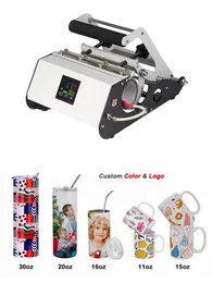 Värmeöverföringsmaskiner Tumbler Press Sublimering Mug Press Printer Machines Compatible för 11oz 15oz 20oz 30oz tumblers muggar vattenflaskor