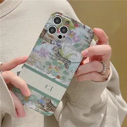 Designer Telefonfodral Tigers 13 Telefonfodral f￶r iPhone 12 Pro 11 Promax XS XR XSmax X 7 Plus 8 Drop Resistant High Quality