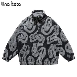 Pêlo fúx ful masculino una reta mxxl casaco de inverno casual lã de lã de lã Parka streetwear lixo roupas de lã de grãos 220905