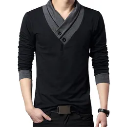 MEN T SHIRTS FASHING TREND SLIM FIT LING SHIRT T Shirt Men Platwork Tee Tee V-Neck Men T-Shirt Cotton T بالإضافة إلى حجم 5XL 220905