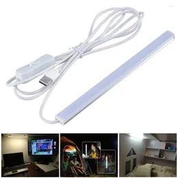 Bordslampor USB -kabel LED -strip Bar Light 2835 Office Dormitory Study Desk Lamp Bunk Bell Case Mirror Lights Kök under skåpet