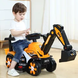 Nieuwheid Games Elektrische kinderen speelgoedauto Boy Excavator kan mensen zitten