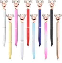 Diamond Butterfly Heart Ballpoint Pen Bullet Typ 1.0 Fashion Pens Office Pachnerzy Stwórcze reklama