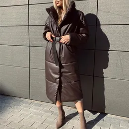 Parka da donna in piumino Malina Parka invernale da donna Moda cappotti larghi dritti da donna Tasche eleganti giacche lunghe in cotone da donna JM 220906