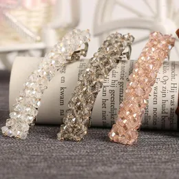 Baskar Crystal Hairpins huvudbonader Forwomen Girls Rhinestone Hair Clips Pins Barrette Styling Tools Accessories