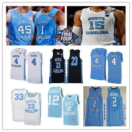 College trägt 2022 Ncaa Final Four Basketball North Carolina UNC-Trikot Armando Bacot Caleb Love Brady Manek R.J. Davis Dawson Garcia Justin