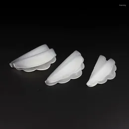 허위 속눈썹 6pcs 실리콘 속눈썹 파마 패드 재활용 속눈썹 막대 방패 리프팅 3D 컬러 액세서리 어플리케이터 도구