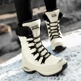 New Winter Women Boots High Quality Warm Snow Boots Lace-up Comfortable Ankle Boots Outdoor Waterproof Hiking shoes Size 36-42