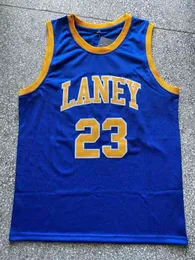 Blue Ney High School 23 Michael JD College NCAA Basketball Jersey North Carolina State University Tourseys