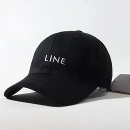 Letter Embroidery Baseball Fashion Men's And Women's Travel Curved Brim Duck Tongue Cap Outdoor Leisure Sunshade Hat Ball Caps