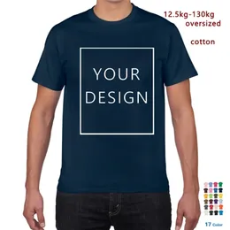 Men's Thirts الخاصة بك تصميم الخاص بك الرجال tird العلامة التجارية /صورة مخصصة الرجال tshirt كبيرة الحجم 5xl 130kg diy tirt boys kid's yxxs tshirt 220905