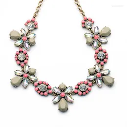 CHOKER XL00923 2014 Summer Designs Оптовые женские женские акриловые ожерелье в заявлениях ожерелья