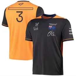 F1 2022 Team Driver T-Shirt Men's Motorsport Series Sports T-shirt Casual Quick Dry Top