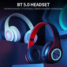 Drahtlose Kopfhörer Bluetooth Headset Wired Ohrhörer Stereo faltbare Musik Sport Sporthörer Handfree MP3 Player