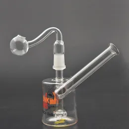 Accessori per fumatori di vendita calda Bicchiere di vetro Bong Us Dab Dunkin Cups 14mm Tubi per acqua per fumatori maschi Ash Catcher Rig con tubi per bruciatore di olio per unghie Banger