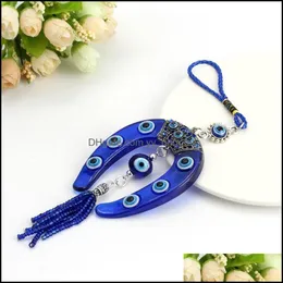 Keychains New Fashion Wall Horseshoe Charm Car Keychain Pendant Jewelry Evil Eye 1251 Q2 Drop Delivery 2021 Accessories Yydhhome Dhsgj