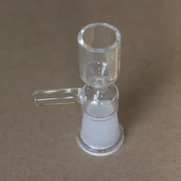 Tigela de fumantes de pitada feminina de 14 mm com tigela de vidro para tubos de água