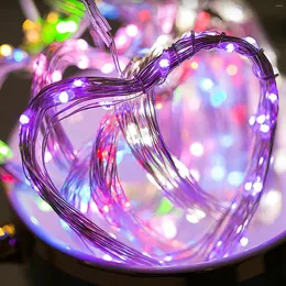 Strings Holiday Led Christmas Lights Outdoor 1m 20led String Decoration for Party Wedding Garland Mini 2022