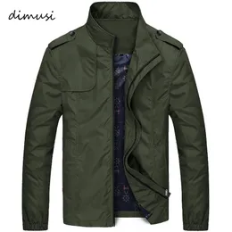 جاكيتات الرجال Dimusi Spring Bomber Jacket ذكر أزياء الشارع الهيب هوب المعاطف رجال الملابس الخارج