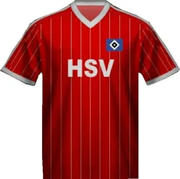 1982 1983 1984 Hamburger SV Retro-Fußballtrikot 83 84 Horst Hrubesch Milewski Magath Rolff Vintage klassisches Final-Auswärts-Fußballtrikot