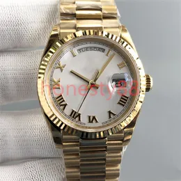 Zegarki ST9 męskie z Diamond 40 mm Automatyczna maszyna 36 mm damskie zegarek Złote 904L Pasku ze stali nierdzewnej Sapphire Hidden Solding Bluckle Wodoodporny Dhgate U1