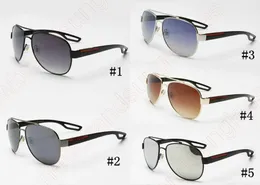 2022 Men Metal Classic Retro Pilot Solglasögon Kvinnor Glasögon Luxury Symbol Solglasögon Triangel Logo Vintage Mirror Oculos de Sol Feminino UV400 LUNETTE DE SOLEIL 8886