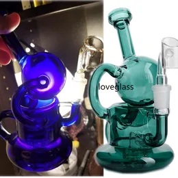 Feb Egg Bongs Water Pipes Hookahs Recycler Oil Rigs Beaker Base Dab Water Bongs Smoking Accessory with 14mm Banger